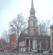 St Martin in the Fields Church Traflagar Square